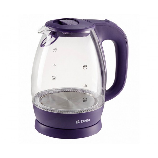 Электрочайник DELTA DL-1203 фиолетовый