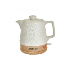 Электрочайник DELTA LUX DE-1020 1,0л 1500Вт белый