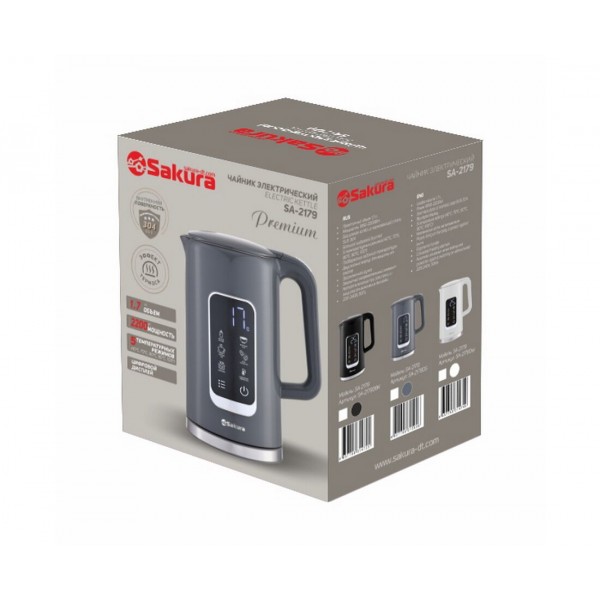 Электрочайник Sakura SA-2179DW с дисплеем