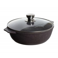 Кастрюля-жаровня Мечта Premium violet алюминиевая с антипригарным покрытием 3л (33904)