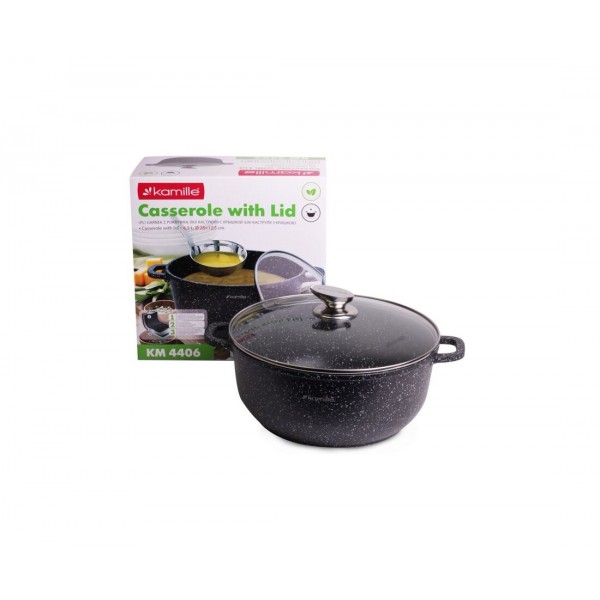 Кастрюля Kamille 6,5л (KM-4406)