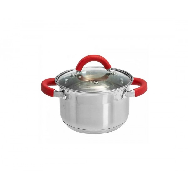 Кастрюля WEBBER ВЕ-342/2 4л нержавеющая сталь