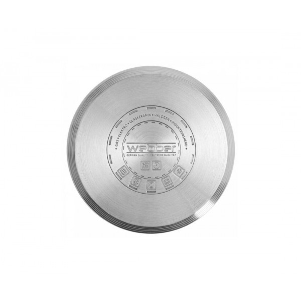 Кастрюля WEBBER ВЕ-342/2 4л нержавеющая сталь