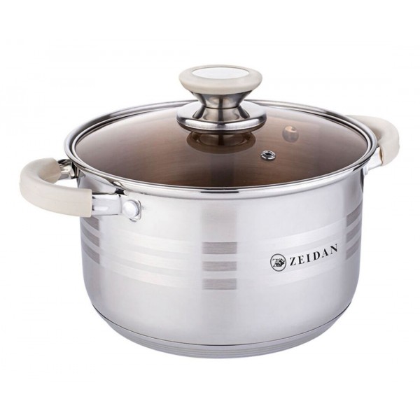 Кастрюля Zeidan Z501063 2.1л нержавеющая сталь