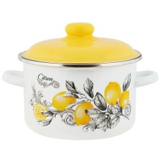 Кастрюля эмалированная Appetite Citron 4л (6RD201M)