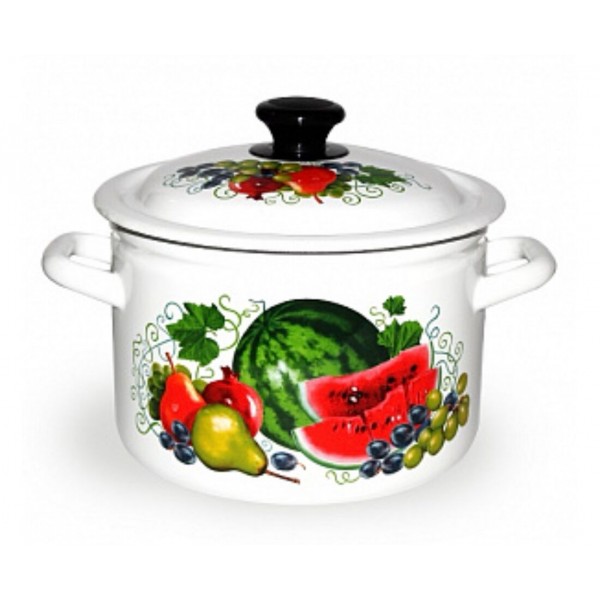 Кастрюля эмалированная КМЗ Восточные дары 5л (41804-162/6-У4)