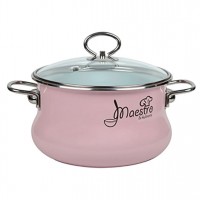 Кастрюля ТМ Appetite 2,0л Maestro 8SO165S розовый