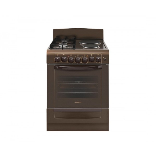 Плита газоэлектрическая Gefest ПГЭ 6112-02 0137 (2 газовые+2 электрические конфорки)