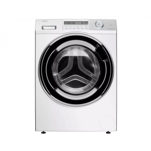 Стиральная машина автомат Haier HW80-BP14969B с паром, 8 кг, инверторная, белый