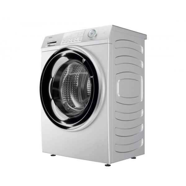 Стиральная машина автомат Haier HW80-BP14969B с паром, 8 кг, инверторная, белый