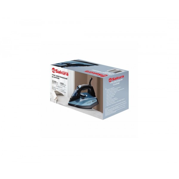 Утюг Sakura SA-3075CBK 2400 Вт черный/синий