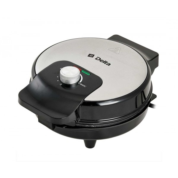 Вафельница DELTA DL-056 1000 Вт черный