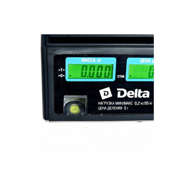 Весы торговые DELTA до 35кг/5г ТВН-35