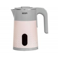 Электрочайник Econ ECO-1883KE 1.7 л серый/розовый