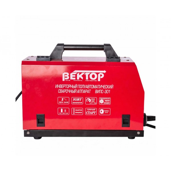 Инверторный полуавтоматический сварочный аппарат ВЕКТОР ВИПС-301