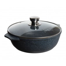 Кастрюля-жаровня Мечта Premium blue алюминиевая с антипригарным покрытием 5л (35903)