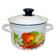 Кастрюля эмалированная КМЗ Царица полей 2л (41704-102/6-У4)