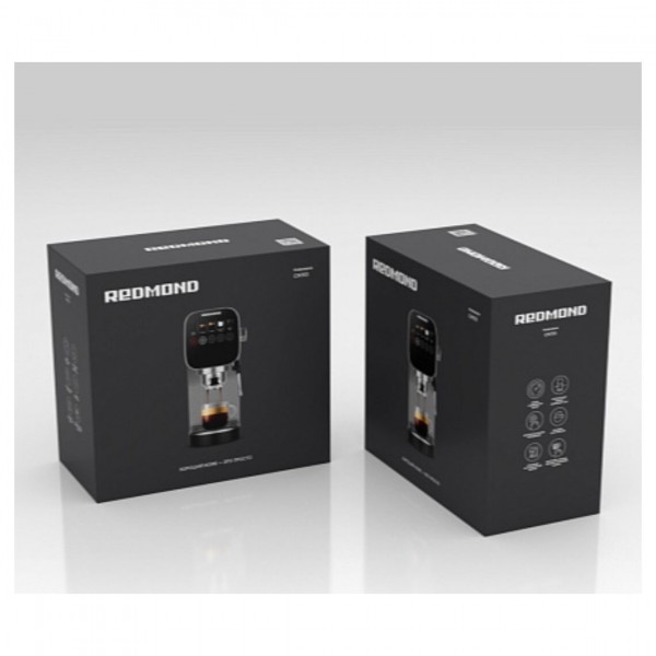 Кофеварка рожковая Redmond CM701 20 Бар 1200 Вт сталь