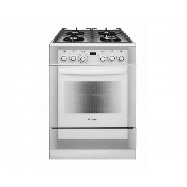 Плита газоэлектрическая Gefest ПГЭ 6502-03 0242 двухзонная горелка