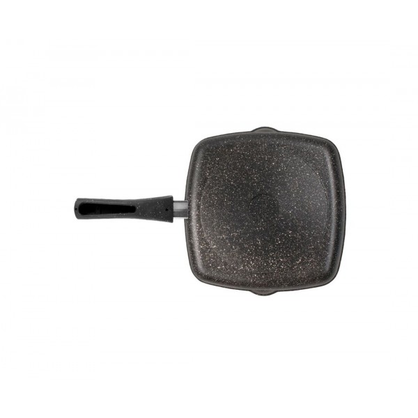 Сковорода-гриль со съемной ручкой Горница гранит сг2652аг алюминиевая с гранитным покрытием 26см