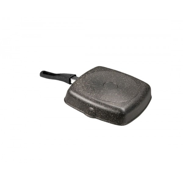 Сковорода-гриль со съемной ручкой Горница гранит сг2652аг алюминиевая с гранитным покрытием 26см