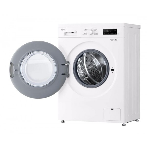 Стиральная машина автомат LG F2Y1HS3W с паром, 7кг, инверторная, белый