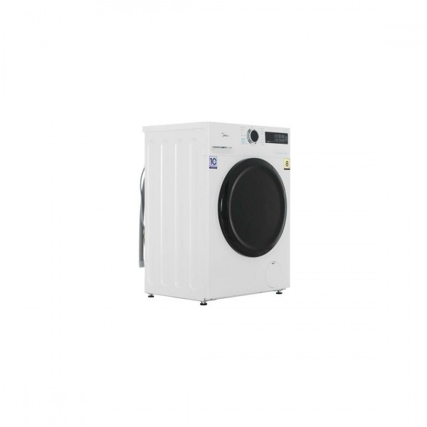 Стиральная машина автомат Midea MF01814BS47/W 8кг, с паром, инверторная, белый