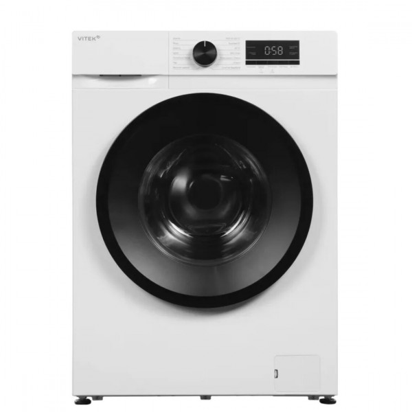 Стиральная машина автомат Vitek VT-WSE6001 6кг, с паром, инверторная, белый