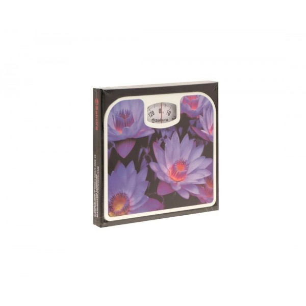 Весы напольные механические Sakura SA-5000-11 Цветы