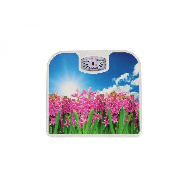 Весы напольные механические Sakura SA-5000-7 Гиацинты