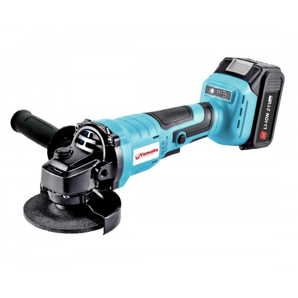 Аккумуляторная угловая шлифовальная машина (болгарка) в кейсе Yamato CBAG21-125