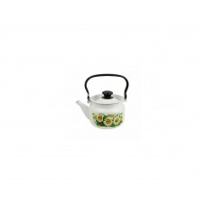 Чайник эмалированный КМЗ 42704-082/6-У4 цилиндрический с рисунком (белый) 1,5л