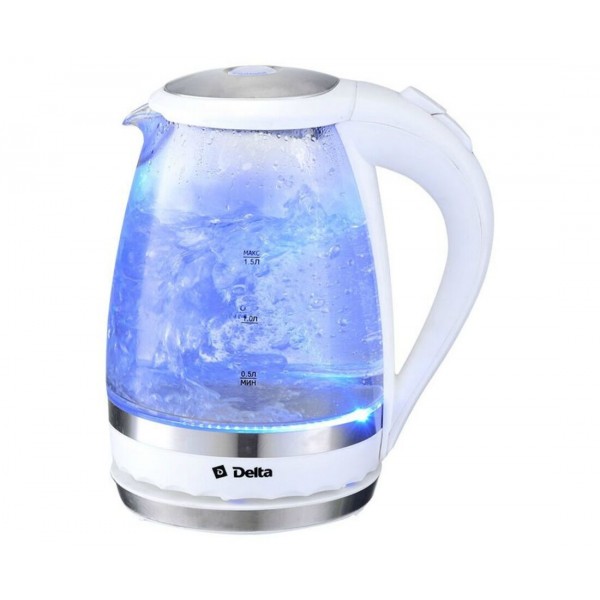 Электрочайник DELTA DL-1202 белый