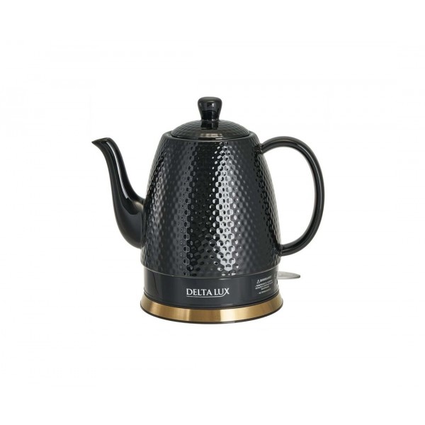 Электрочайник DELTA LUX DE-1021 1,5л 1500Вт черный