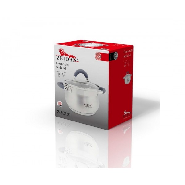 Кастрюля 2,1 л Zeidan Z50250