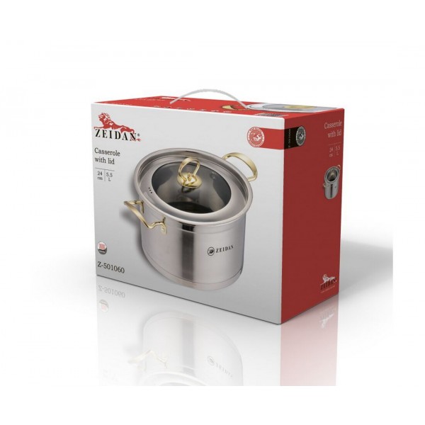 Кастрюля 5,5 л Zeidan Z501060
