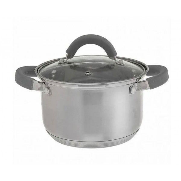 Кастрюля Webber ВЕ-358/2 4л нержавеющая сталь