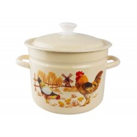 Кастрюля эмалированная КМЗ Подворье 5л (41804-162/6-У4)