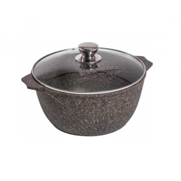 Кастрюля Мечта Premium mokko алюминиевая с антипригарным покрытием 1л (41902)