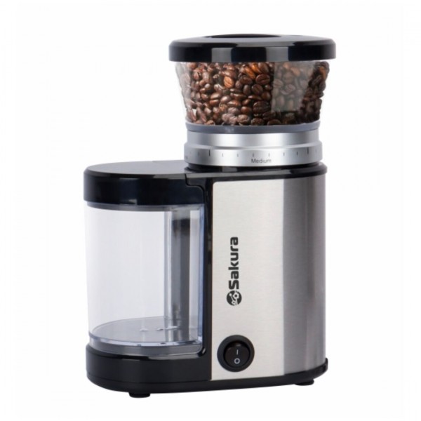 Кофемолка Sakura SA-6154S 150Вт серебристый
