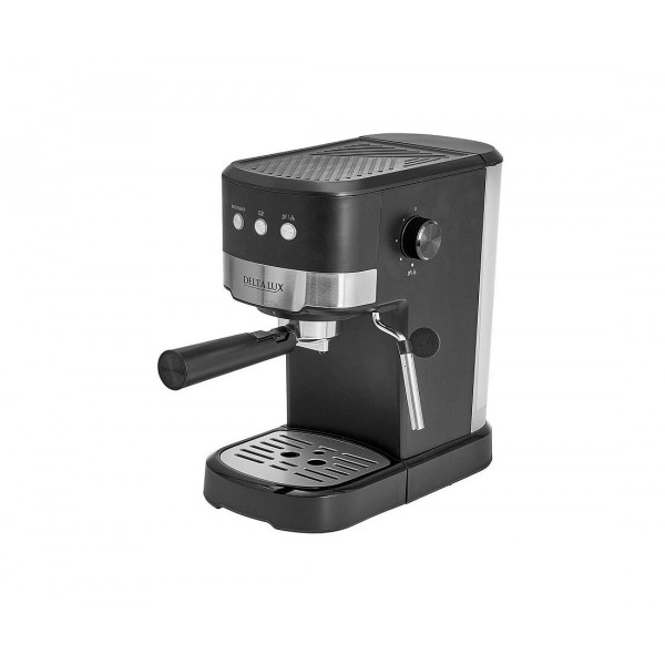 Кофеварка рожковая DELTA LUX DE-2005 15бар черный