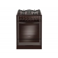 Коричневая плита газоэлектрическая (верх - газовый, духовка - электрическая) Gefest ПГЭ 6502-02 0045