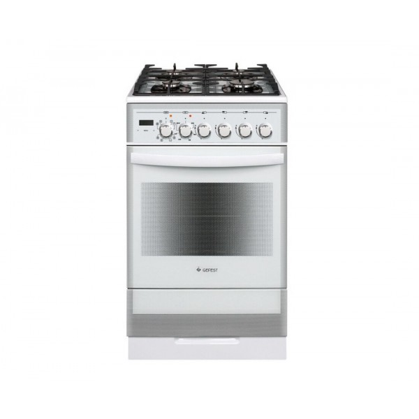 Плита газоэлектрическая Gefest ПГЭ 5502-03 0042 с вертелом, грилем и шашлычницей