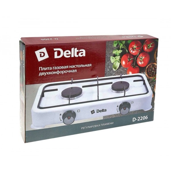 Плита газовая DELTA D-2206 белый