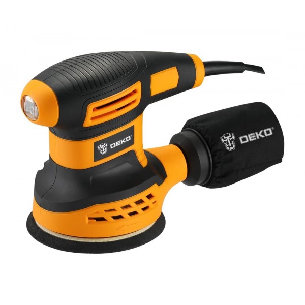 Шлифмашина эксцентриковая сетевая DEKO DKG350 063-4263
