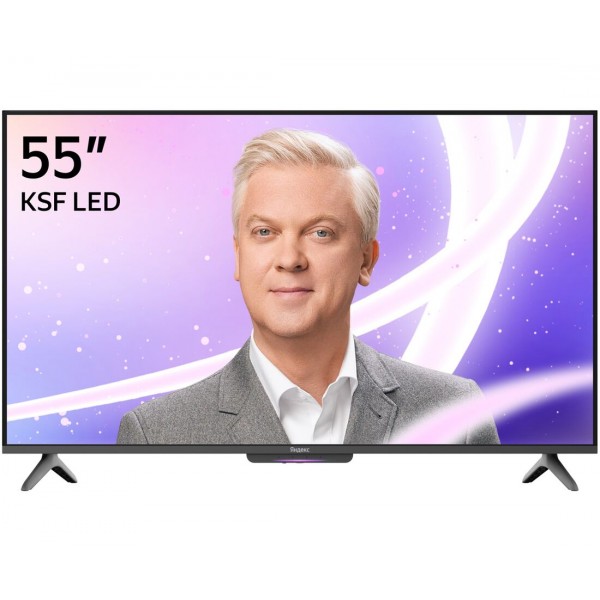 Телевизор Яндекс 55'' Basic/UHD/VA/KSF LED/Smart YaOS/BT/Alice