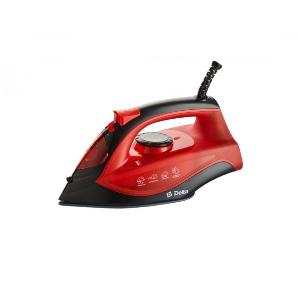 Утюг DELTA DL-756 черный/красный