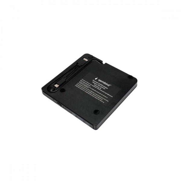Внешний CD/DVD привод USB 3.0 Gembird DVD-USB-03C черный
