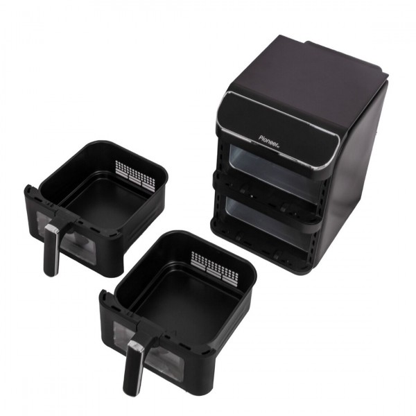 Аэрогриль Pioneer SM560D grey 6л+6л черный