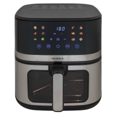 Аэрогриль Supra GS-7780 1950Вт 8л серебристый/черный
